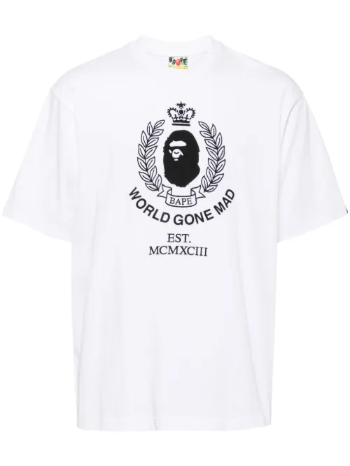 T-shirt ample à logo écusson - A BATHING APE® - Modalova