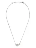 BAPY BY *A BATHING APE® Logo pearl necklace - Silver