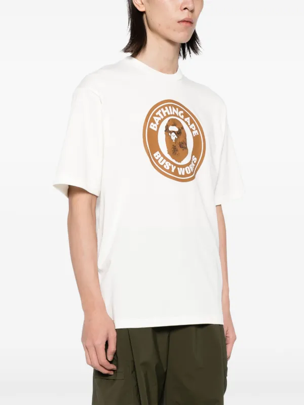 A BATHING APE® リラックスフィット Tシャツ | ホワイト