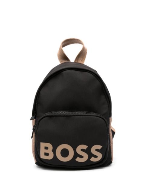 BOSS Kidswear logo-print backpack