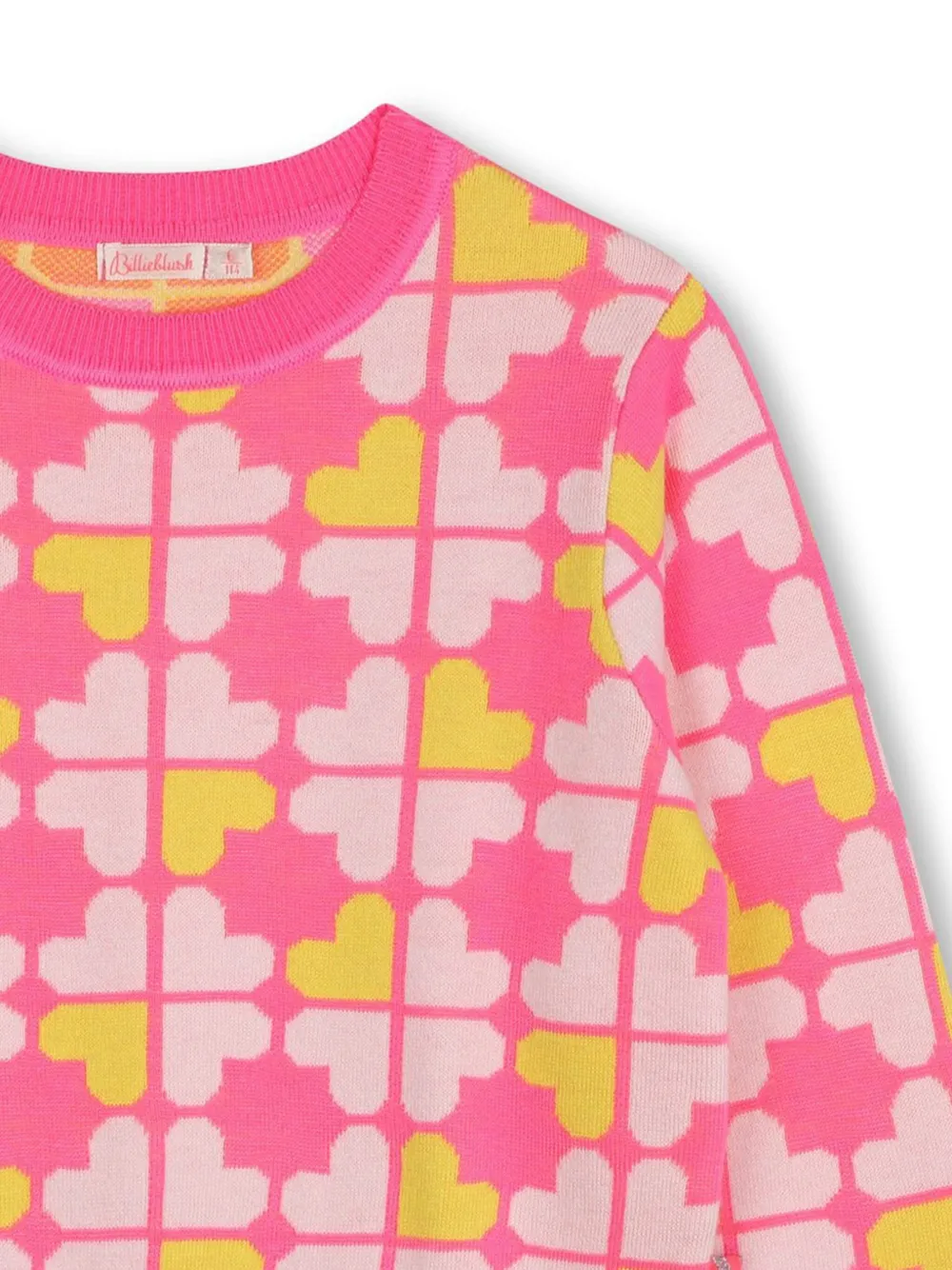 Billieblush Trui met klaverprint Roze