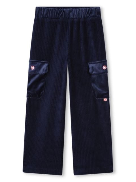 Billieblush pantalones de pana de terciopelo