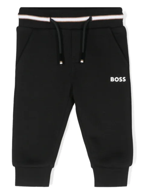 BOSS Kidswear logo-print track pants