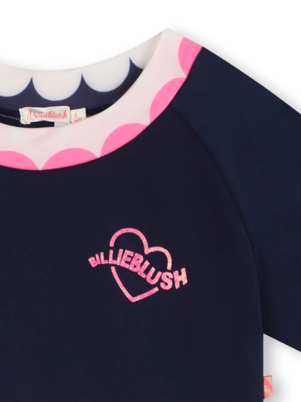 Billieblush T-shirt verfraaid met logo Blauw