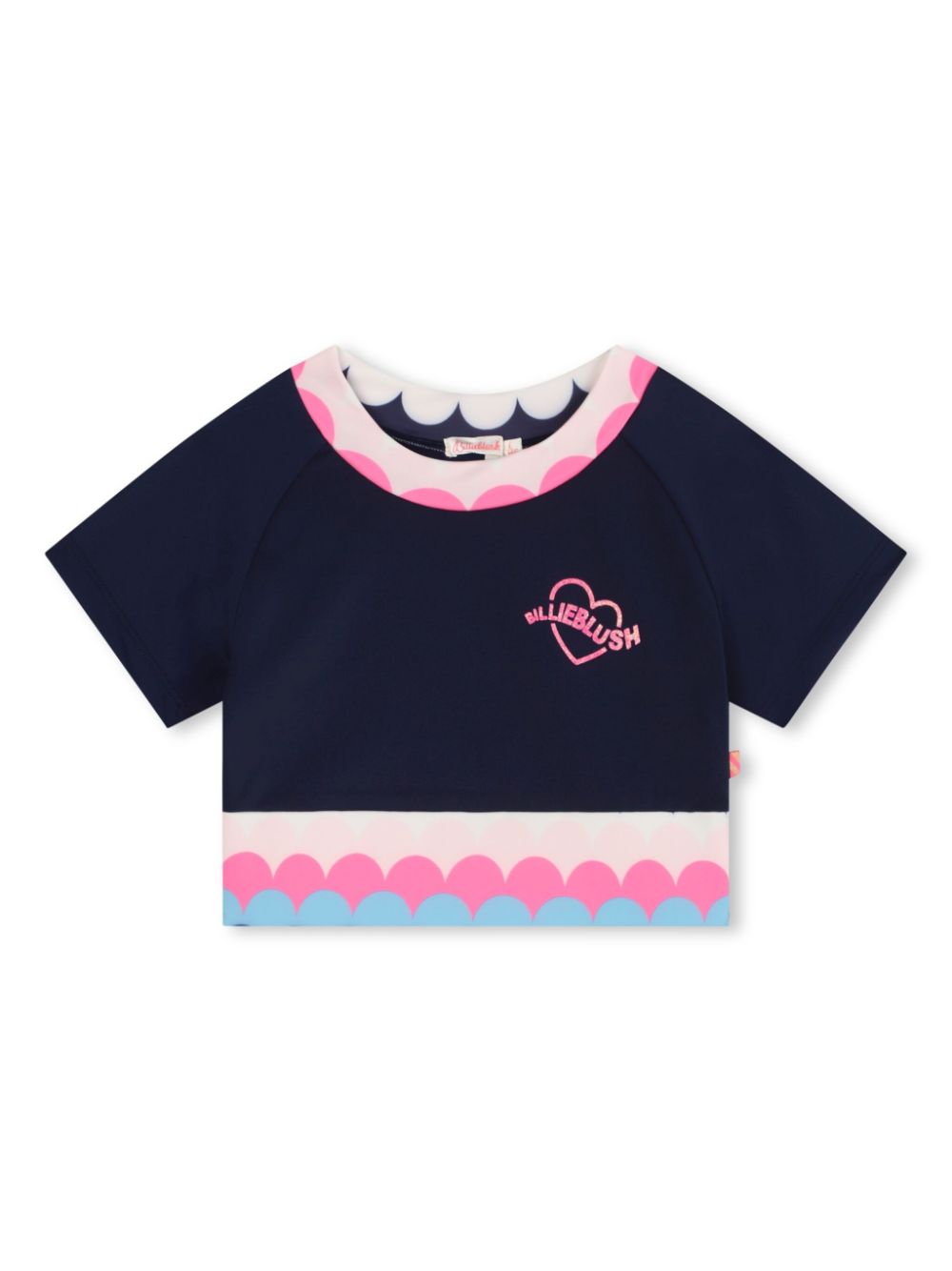 Billieblush logo-embellished T-shirt - Blue