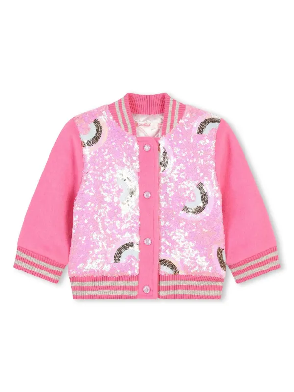 Billieblush sequin-embellished Jacket Pink FARFETCH IE