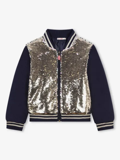 Billieblush chaqueta bómber con lentejuelas