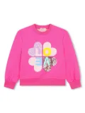 Billieblush sequin-embellished fleece sweatshirt - Pink