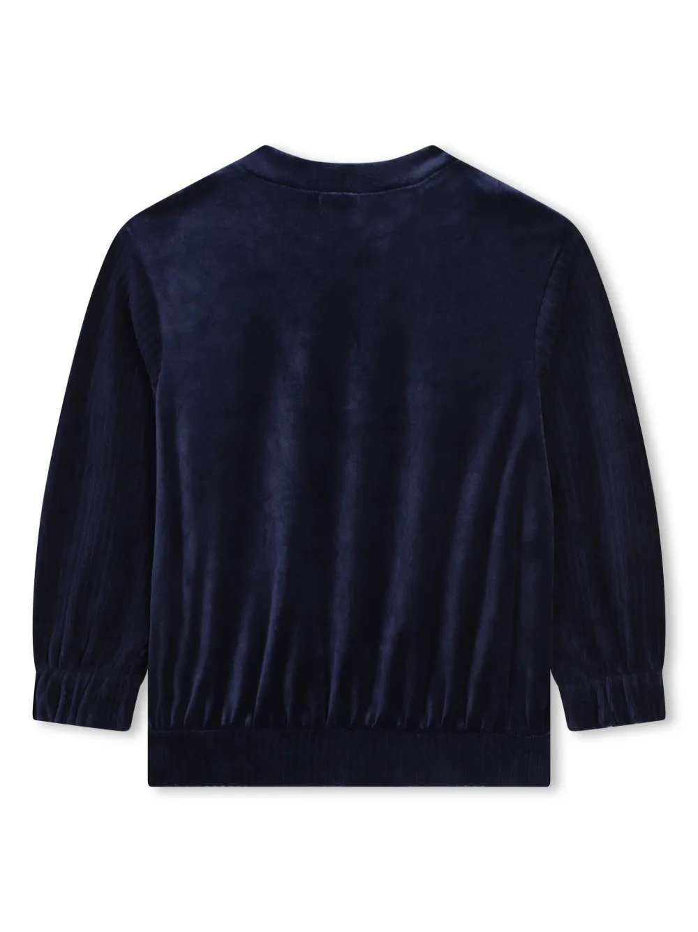 Billieblush Fluwelen sweater met studs - Blauw