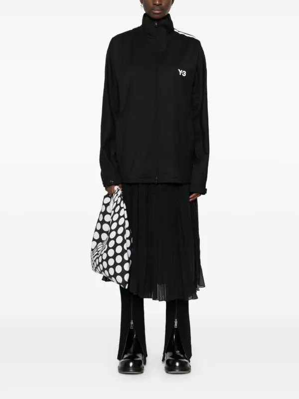 Y-3 スリーストライプ トラックジャケット | ブラック | FARFETCH JP