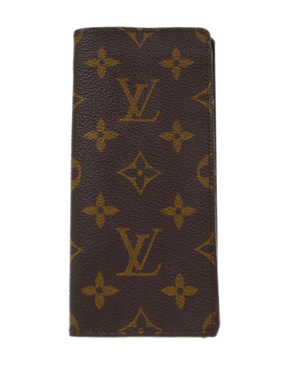 Pre-owned Louis Vuitton 1994 Etui Glasses Case In Brown