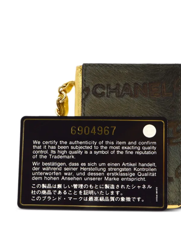 CHANEL Pre-Owned 2000 chain-link Cigarette Case | Green