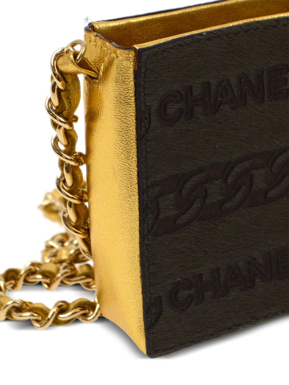 CHANEL 2000 chain-link cigarette case Women