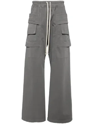 Rick Owens DRKSHDW Creatch Wide Cargo Pants Grey FARFETCH CA