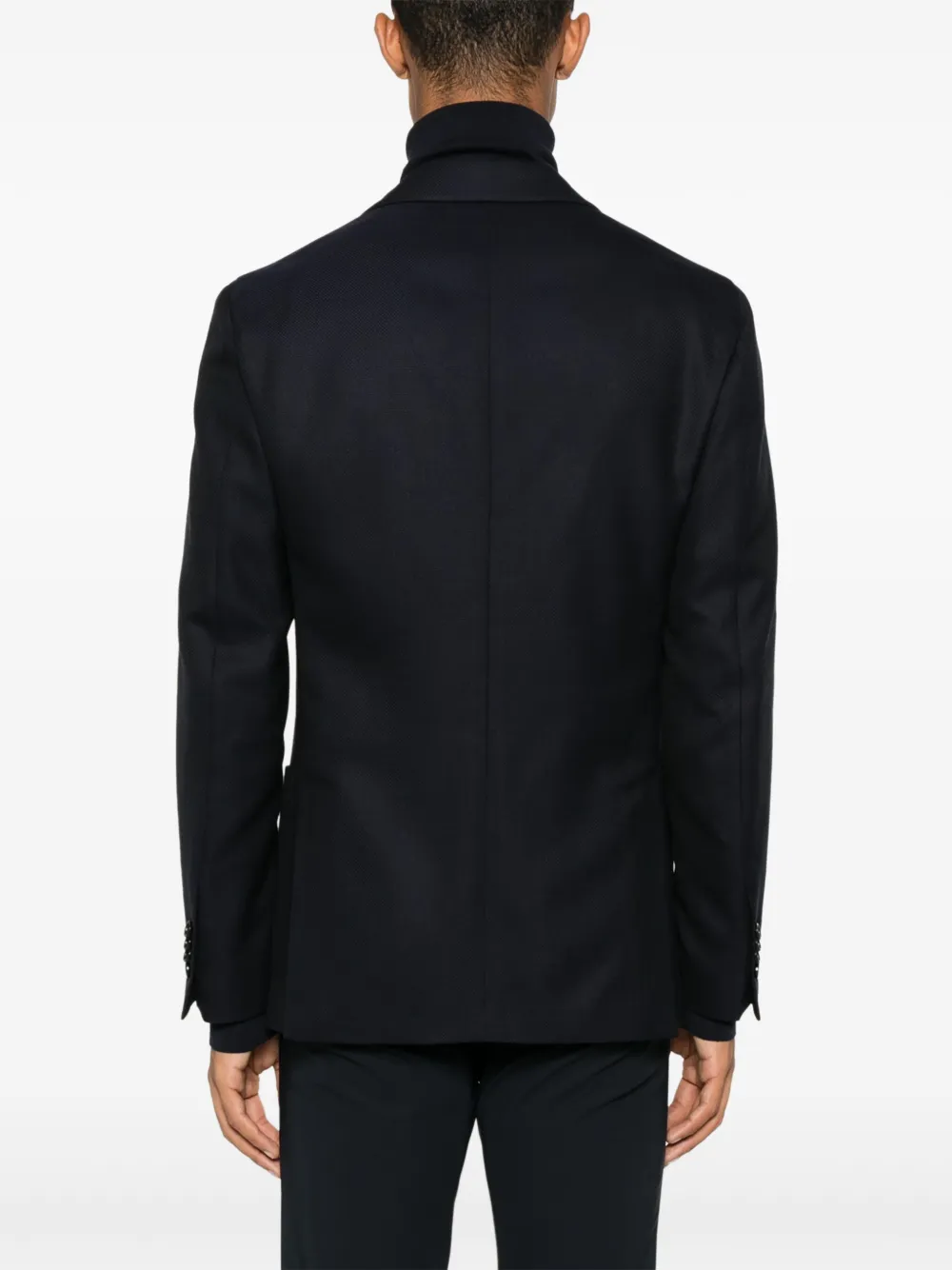 Lardini Wollen blazer Blauw
