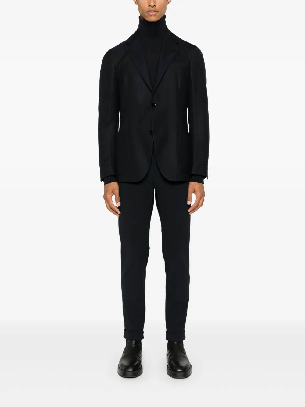 Lardini Wollen blazer - Blauw