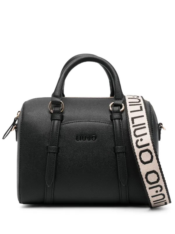 LIU JO logo lettering Tote Bag Black FARFETCH IE