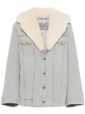 Ermanno Scervino fur-collar jacket - Grey