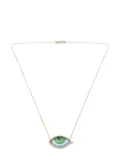 Lito 14kt yellow gold Grand Vert diamond and tsavorite necklace