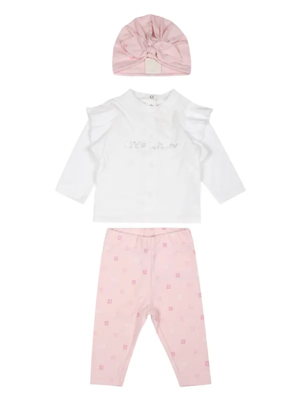 Givenchy Kids ロゴ パンツ セット | ピンク | FARFETCH JP