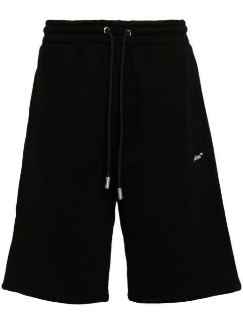 Off-White embroidered-motif track shorts