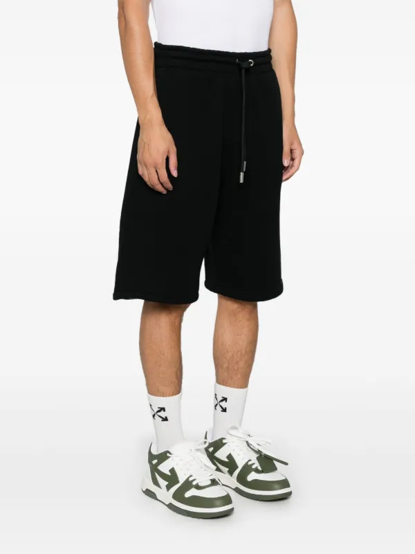 Off-White embroidered-motif Track Shorts | Black | FARFETCH