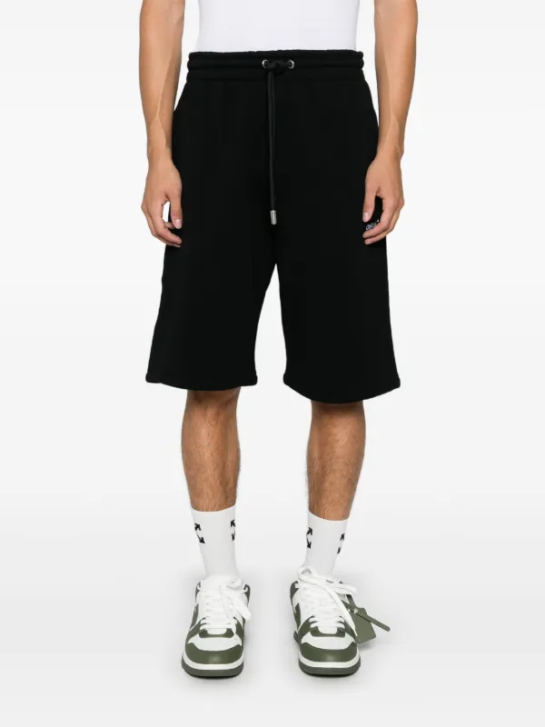 パンツ CLASSIC LOGO TRACK SHORTS BLACK OFF WHIT Classic Logo Track