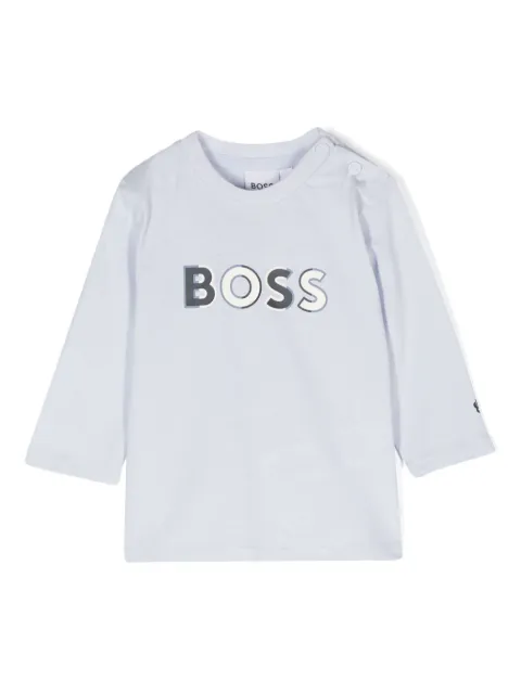 BOSS Kidswear logo-print T-shirt 