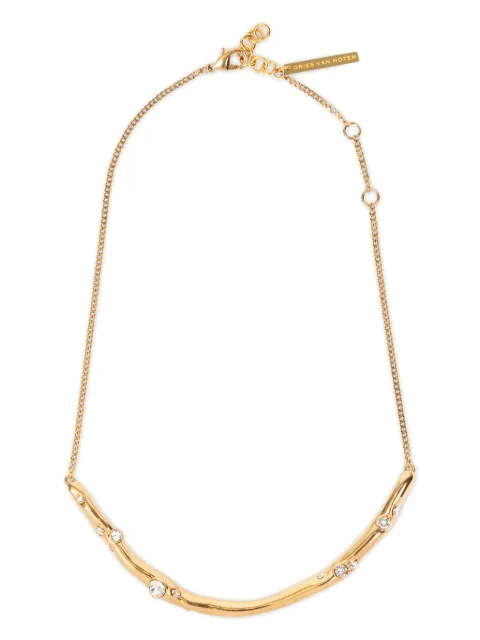 DRIES VAN NOTEN crystal-embellished necklace