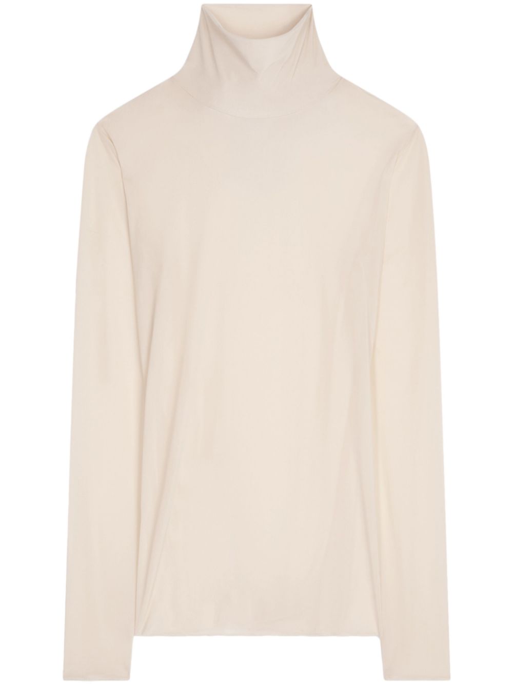 DRIES VAN NOTEN high-neck T-shirt - Neutrals