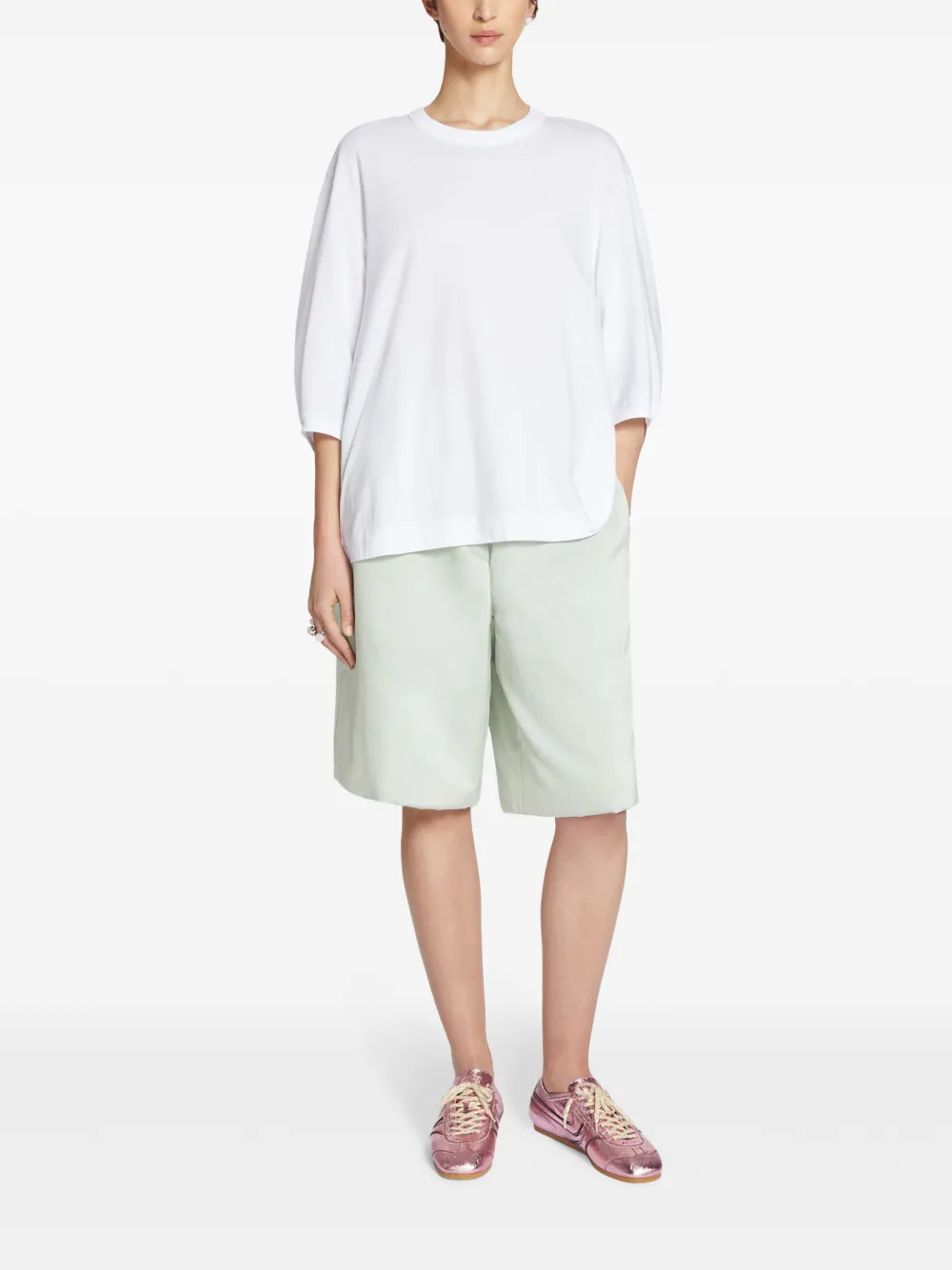 DRIES VAN NOTEN balloon-sleeve T-shirt - Wit
