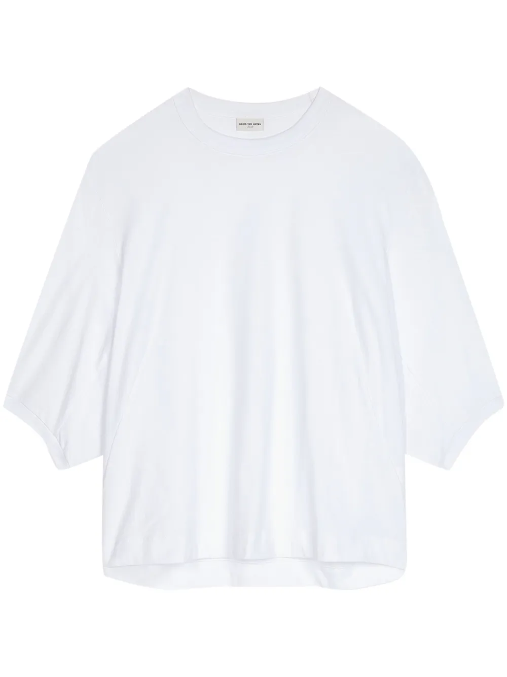 DRIES VAN NOTEN T-shirt met ballonmouwen Wit
