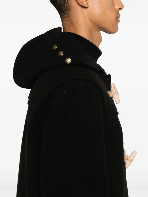 Gloverall Monty Duffle Coat | Black | FARFETCH RO