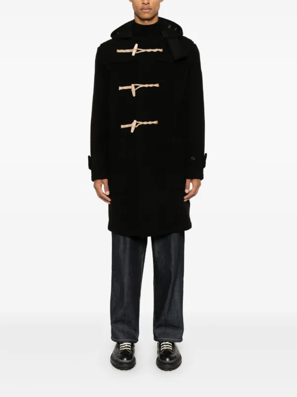 Gloverall Monty Duffle Coat | Black | FARFETCH FI