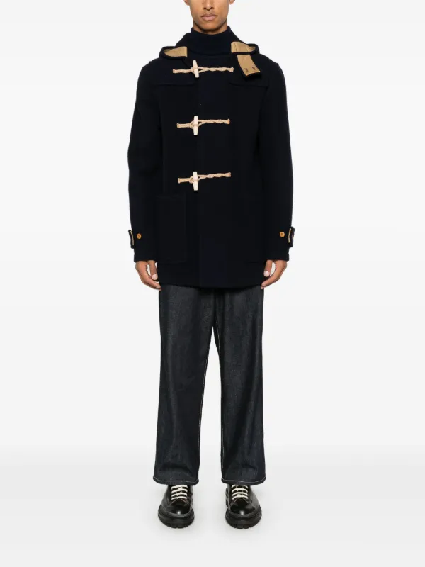 Gloverall Monty Duffle Coat Blue FARFETCH AO