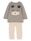 Paz Rodriguez teddy bear-motif pajamas - Brown