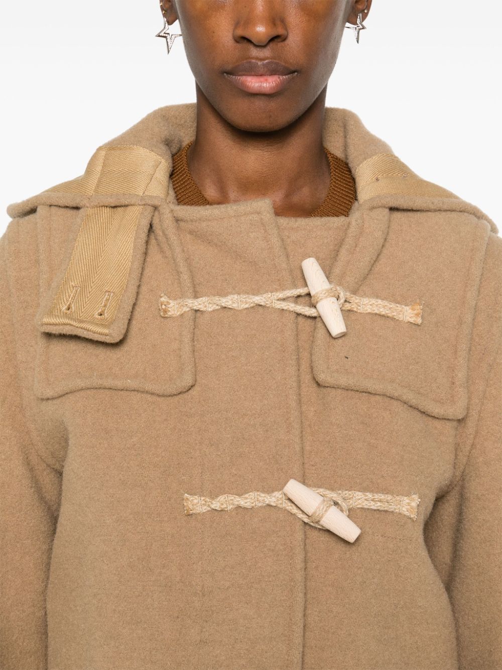 Shop Gloverall Monty Duffle Coat In Neutrals