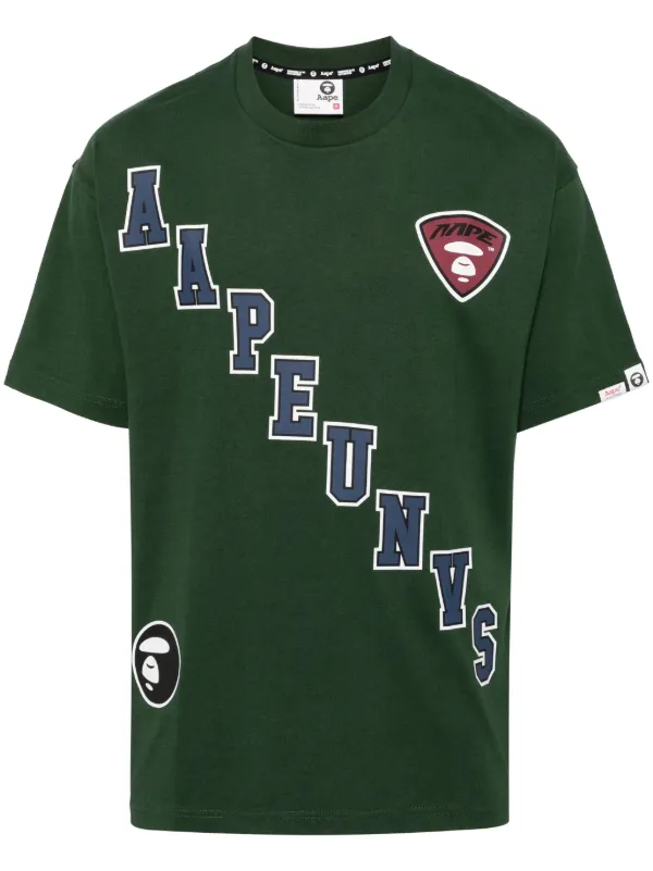 AAPE BY A BATHING APE graphic printed Cotton T shirt Farfetch