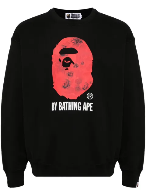 A BATHING APE® logo-print sweatshirt