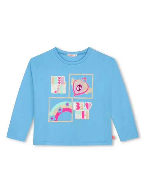 Billieblush logo-embellished cotton T-shirt