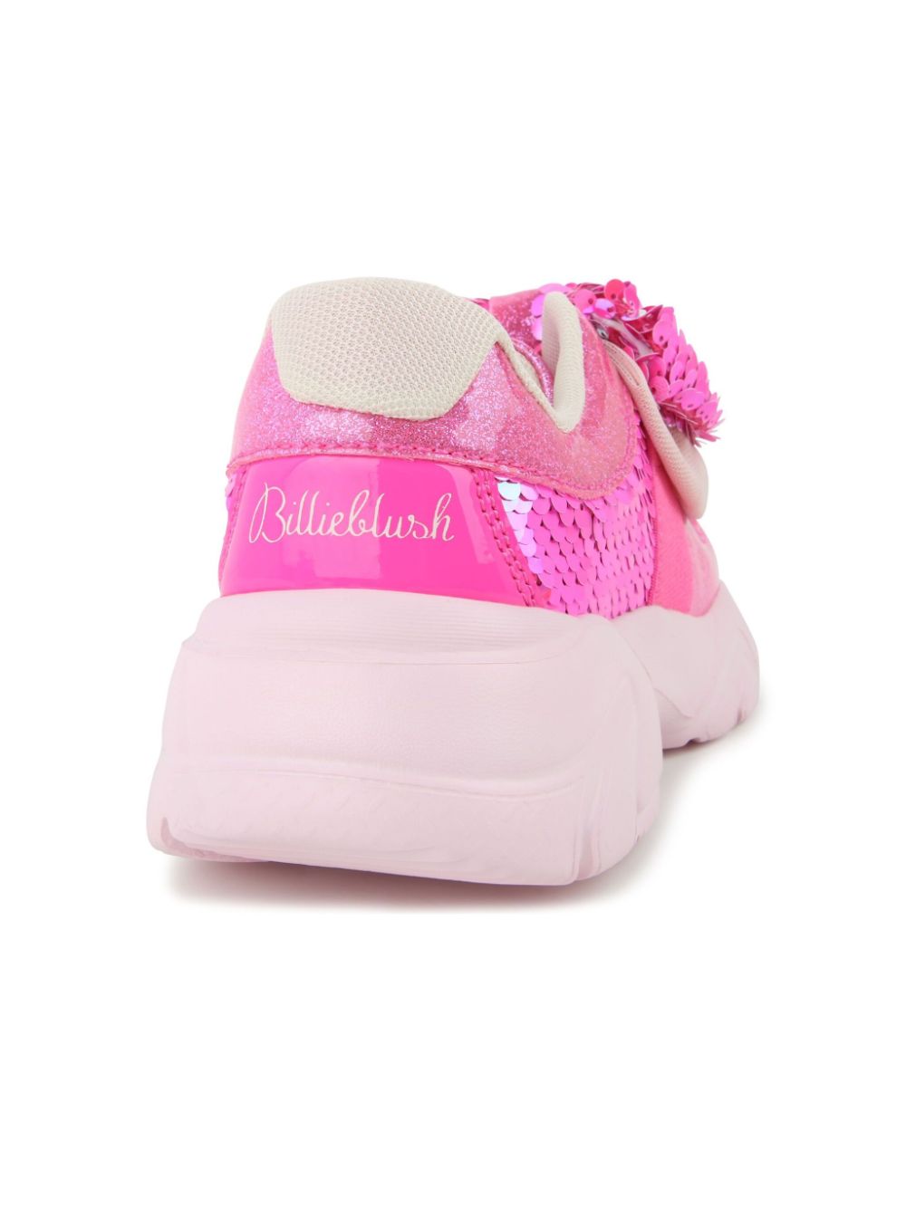 Billieblush Sneakers verfraaid met pailletten en strik Roze