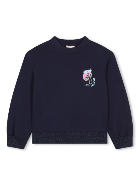 Billieblush logo-lettering cotton sweatshirt