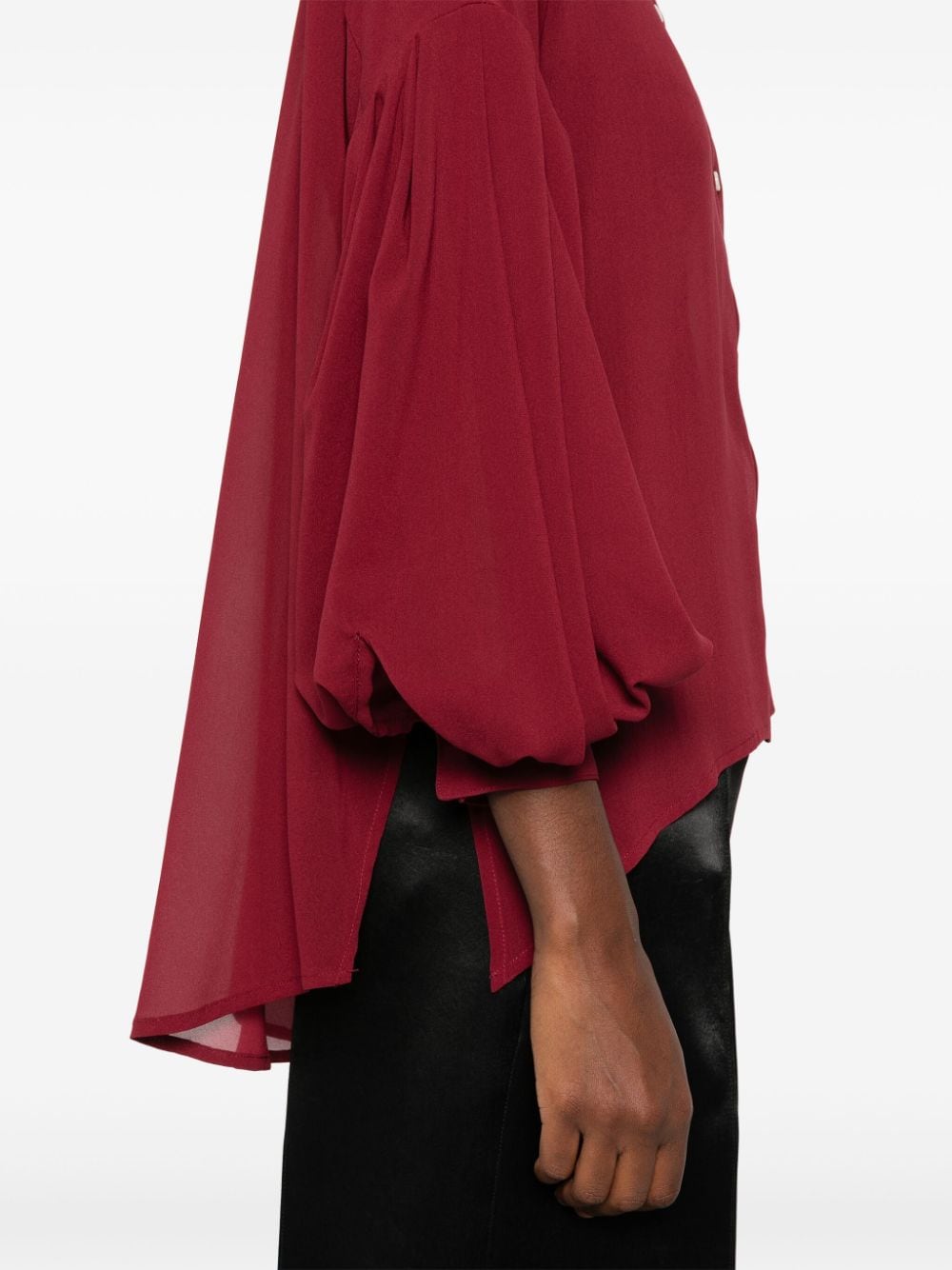 Shop Société Anonyme Volume Shirt In Red