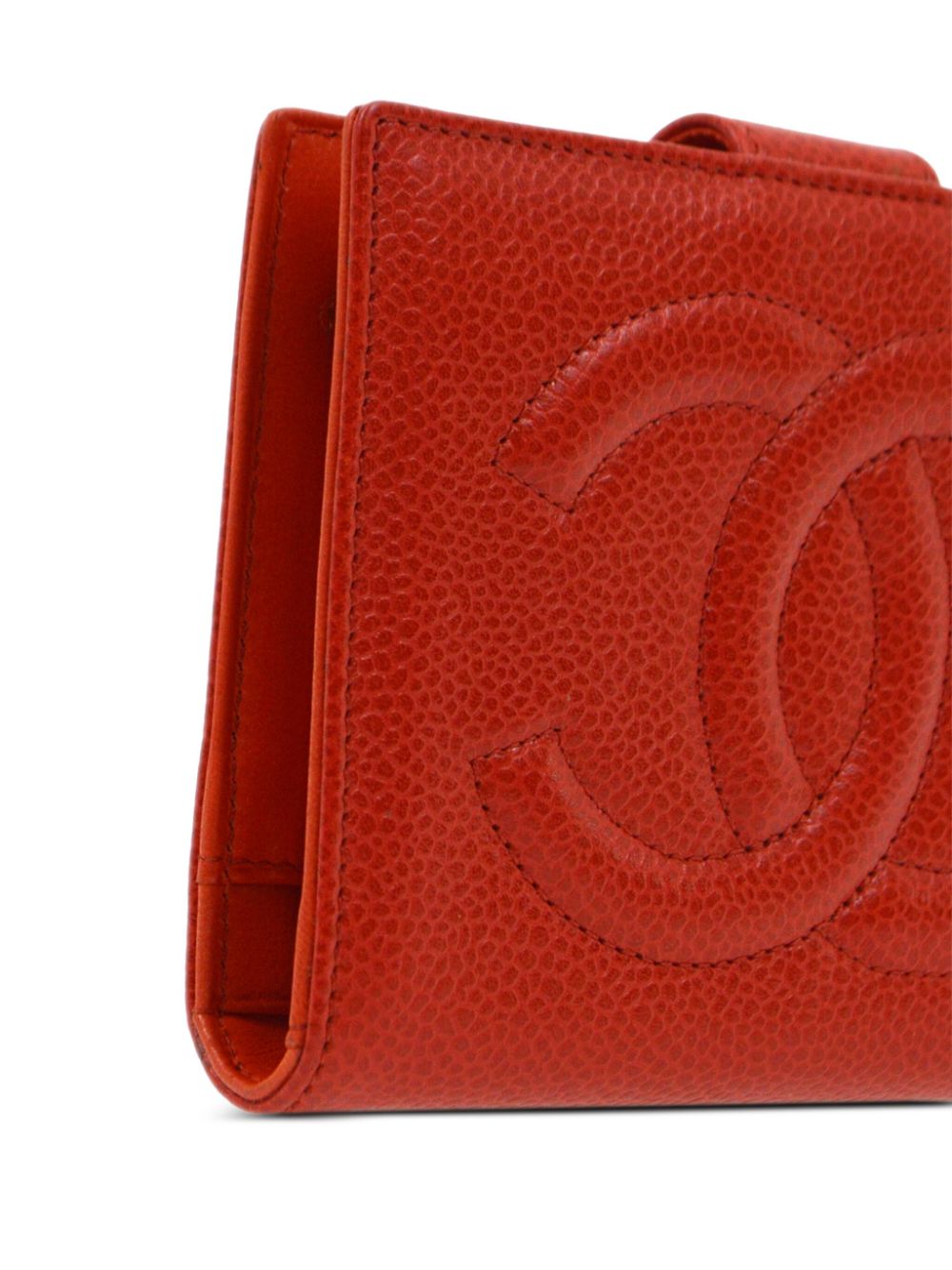 CHANEL 1990-2000s CC leather wallet Women