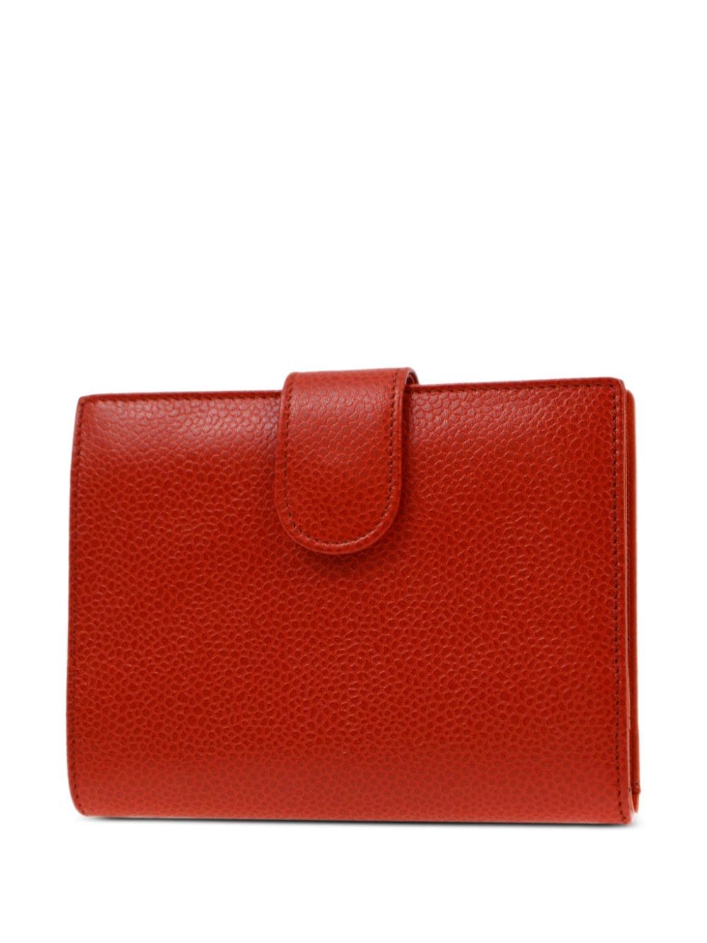 CHANEL Pre-Owned 1990-2000s CC leren portemonnee - Rood