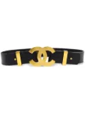 CHANEL Pre-Owned 1996 CC belt - Black