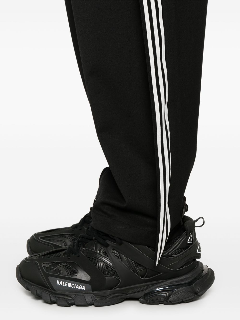 Shop Y-3 3-stripe Track Pants In Black