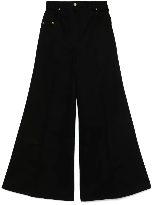 Nina Ricci ワイドジーンズ | ブラック | FARFETCH JP