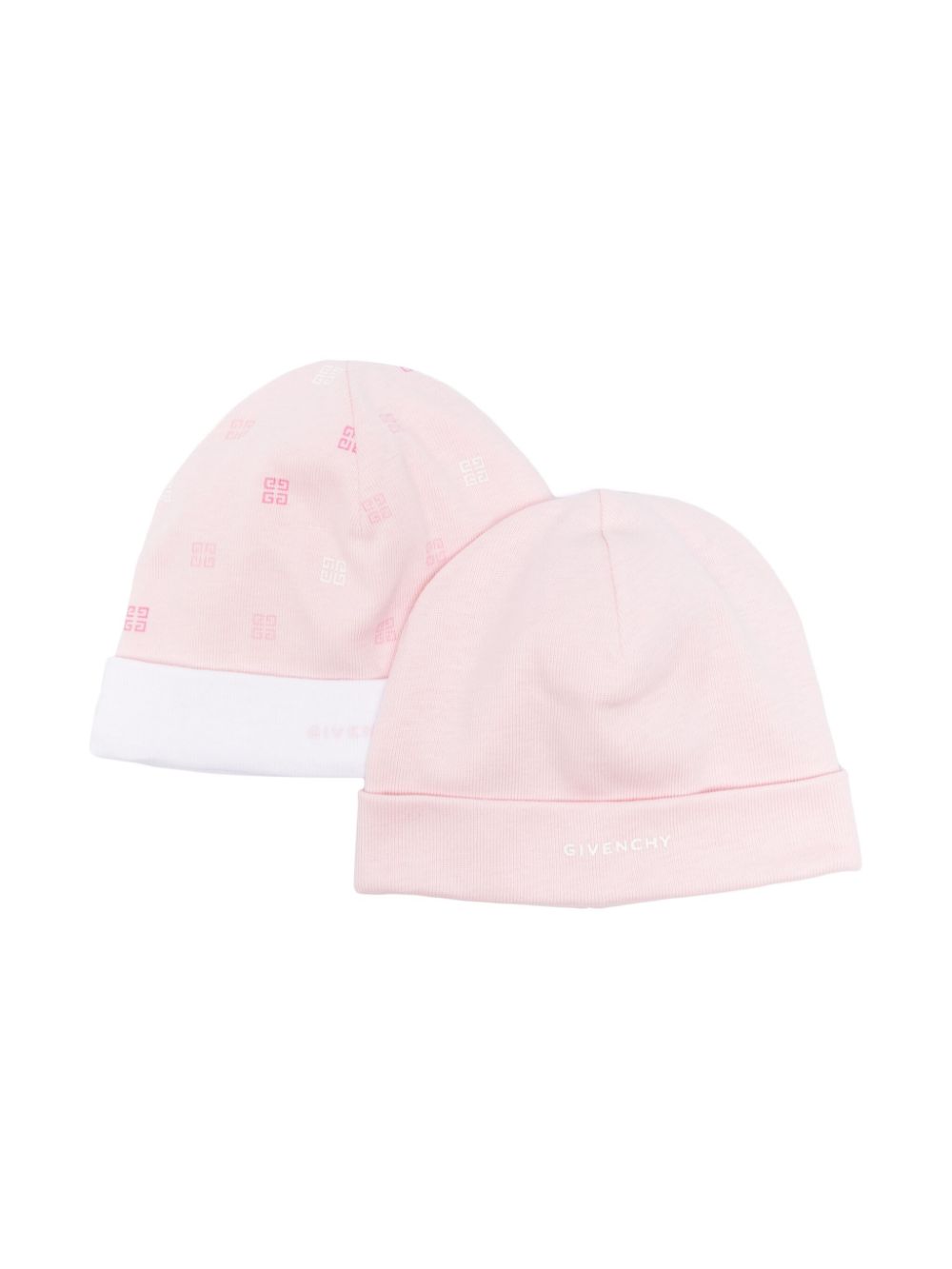 Givenchy Kids 4G-print beanie - Pink