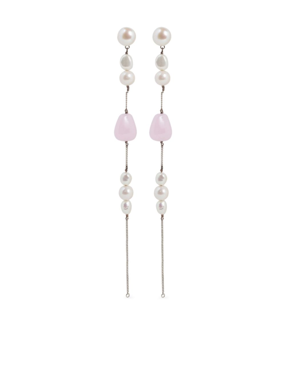 pearl drop earrings